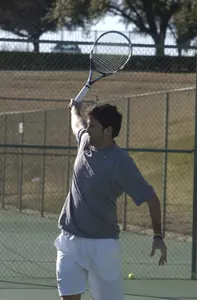Senior Radu Barbu clinched the match at the No. 3 position for the Frogs on Saturday night