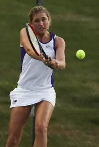 Freshman Nina Munch-Soegaard clinched the match for TCU and improved her singles record to 20-4 on the season in Sunday's win