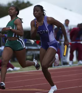 Virgil Hodge's time of 11.19 in the 100 meters is the fastest wind-aided time in the world this year.