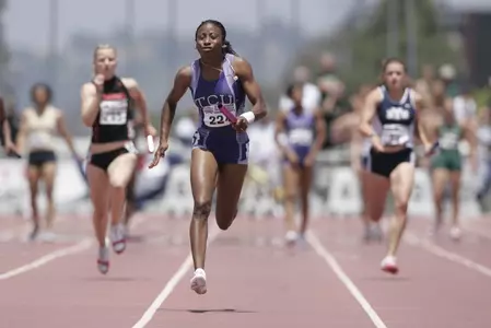 Virgil Hodge won both the 100 and 200 for the second straight year at the MWC Outdoor Championships.