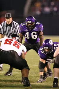 Starting linebacker David Hawthorne received his TCU degree on May 12 and will play for the Frogs as a graduate student this fall.
