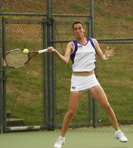 Senior Ana Cetnik broke a 27-year old TCU record by winning her 35th doubles win of the season on Saturday