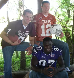 The Dave Campbell's Texas Football cover shoot took place April 15 in Waco.