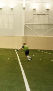 Freshman goalkeeper Kelsey Walters on Thursday night.