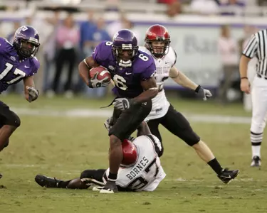 Senior punt returner Brian Bonner