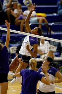 Kourtney Edwards had 13 kills in the match.