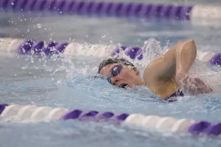 Senior Keilah Walker posted an impressive win in the 1000-free on Saturday as TCU defeated New Mexico