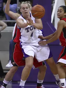 Helena Sverrisdottir posted her first career double-double with 14 points and 11 boards
