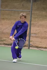 Freshman Casey Powers clinched the match for the Frogs on Monday against Idaho