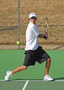 Zach Nichols rallied back from being down 5-0 in the third set to clinch the match for TCU