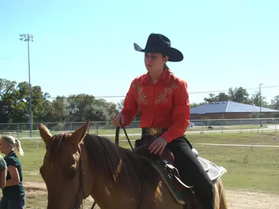Ashton Mickunas is looking for her third straight win in Reining