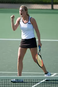 Nina Munch-Soegaard ended the 2008 season with a No. 62 national singles ranking