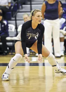 Katelyn Blackwood had 28 digs in the match.