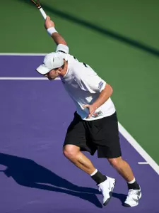 Junior Emanuel Brighiu posted a win at No. 5 singles during Friday's win over No. 24 Tulsa.
