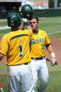 Baylor staved off elimination with a 6-4 victory over Lamar Saturday afternoon at Lupton Stadium.