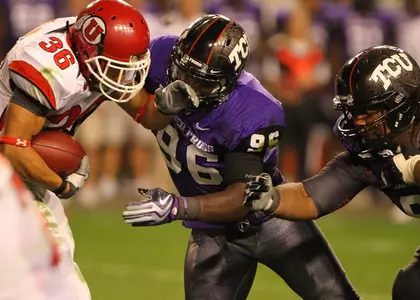 Senior defensive end Wayne Daniels placed second on TCU last season with 5 1/2 sacks.