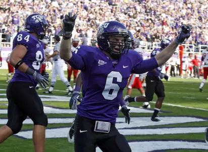 Bart Johnson, who tied for second on TCU with a career-high 33 receptions last season, has caught a pass in a team-high 22 consecutive games.