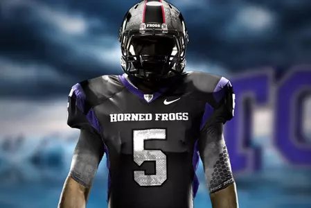 TCU's Nike Pro Combat uniform