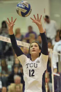 Meghan Horio had a double-double in the loss.