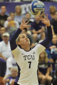 Megan Munce and the Frogs are in action Saturday at UT Arlington.