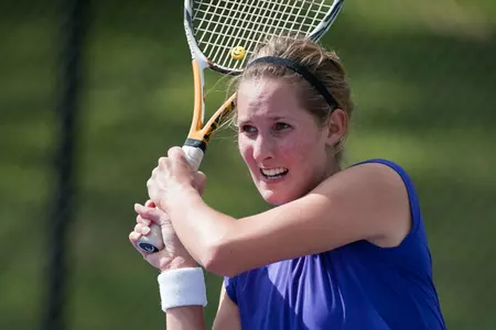 Katariina Tuohimaa was a straight-set winner Friday.