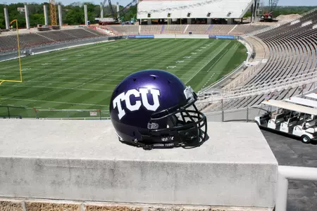 TCU will wear a new helmet in 2011.