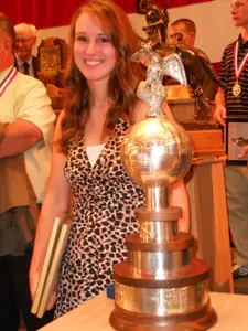 Sarah Beard captured two trophies at the championships.