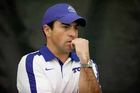 TCU head coach David Roditi
