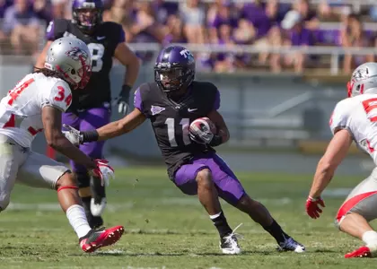 Senior wide receiver Skye Dawson had a career-high 45 receptions last season.