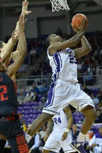 Devonta Abron led TCU in scoring for the third time this season.