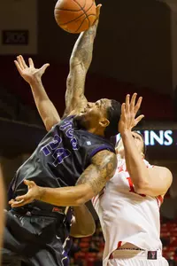 Adrick McKinney totaled 10 points and seven rebounds Saturday.