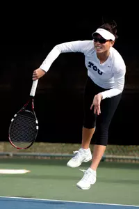 Stefanie Tan and the Frogs host Wichita State.