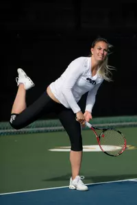 Monika Sirilova clinched TCU's win with her win at No. 6 singles.