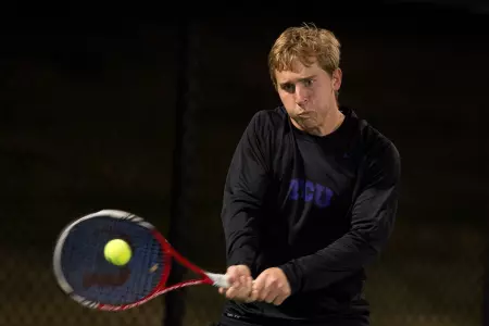 Nick Chappell fell in a tough decision to OU's No. 30 Costin Paval.