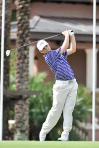 Freshman Chelso Barrett sits in third place after the opening 18 holes