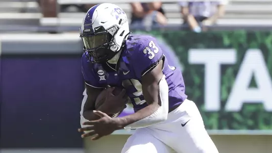 TCU vs Iowa St. football in Fort Worth, Texas on September 26, 2020. (Photo by/ Sharon Ellman)