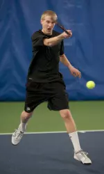 Ethan Vaughn played two 6-8 tie-breakers in his No. 6 match