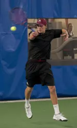 Josh Smith took a three-set win on UM's senior day