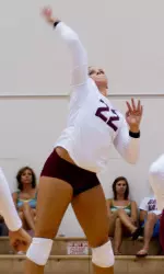 Paige Branstiter had seven kills to lead Montana