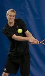 Ethan Vaughn won his singles and doubles match