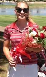 Olivia Weber earned all-tournament honors with rounds of 71, 74 and 72