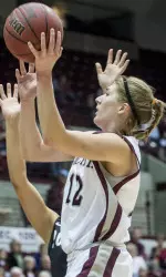 Kellie Cole scored 13 points before fouling out