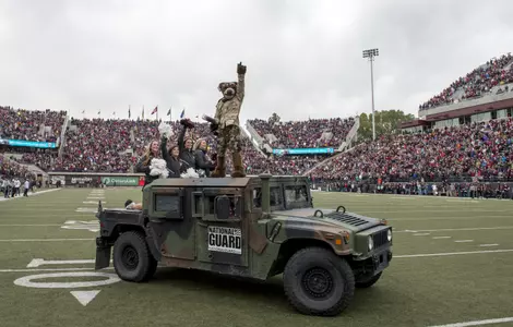 Monte on Military Appreciation Day