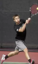 Tomasz Soltyka, in his second ever match as a Grizzly, was victorious in the No. 3 singles match.