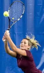 Sasha Carter won 6-0, 6-0 at No. 2 singles.