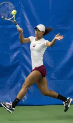 Senior Ashley Mackey has won three matches in-a-row.