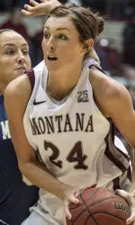 Carly Selvig had her first career double-double in the victory