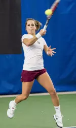 Maddy Murray won at No. 5 singles