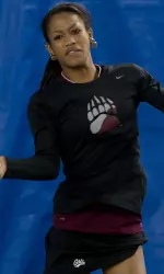 Ashley Mackey is a team-best 12-4 in singles this spring