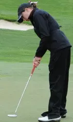 Freshman Amanda Kahn quietly closed the tournament with rounds of 76 and 75